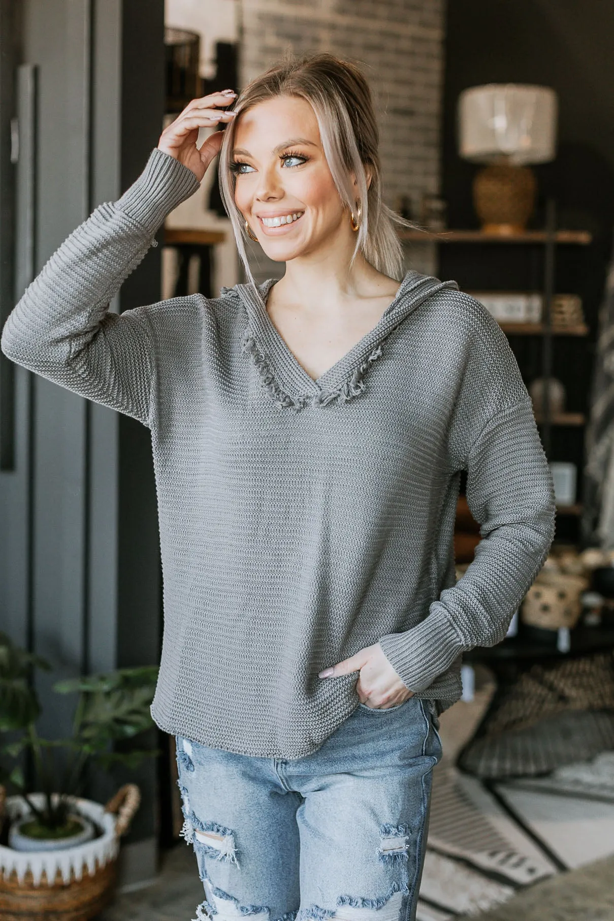 Rebekah Ribbed Knit Sweater - 4 Colors