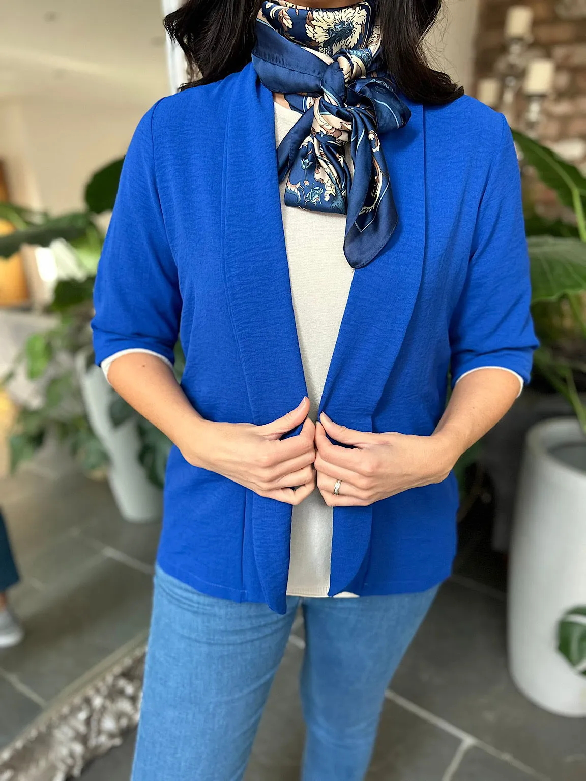 Royal Blue Lightweight Jacket Daphne