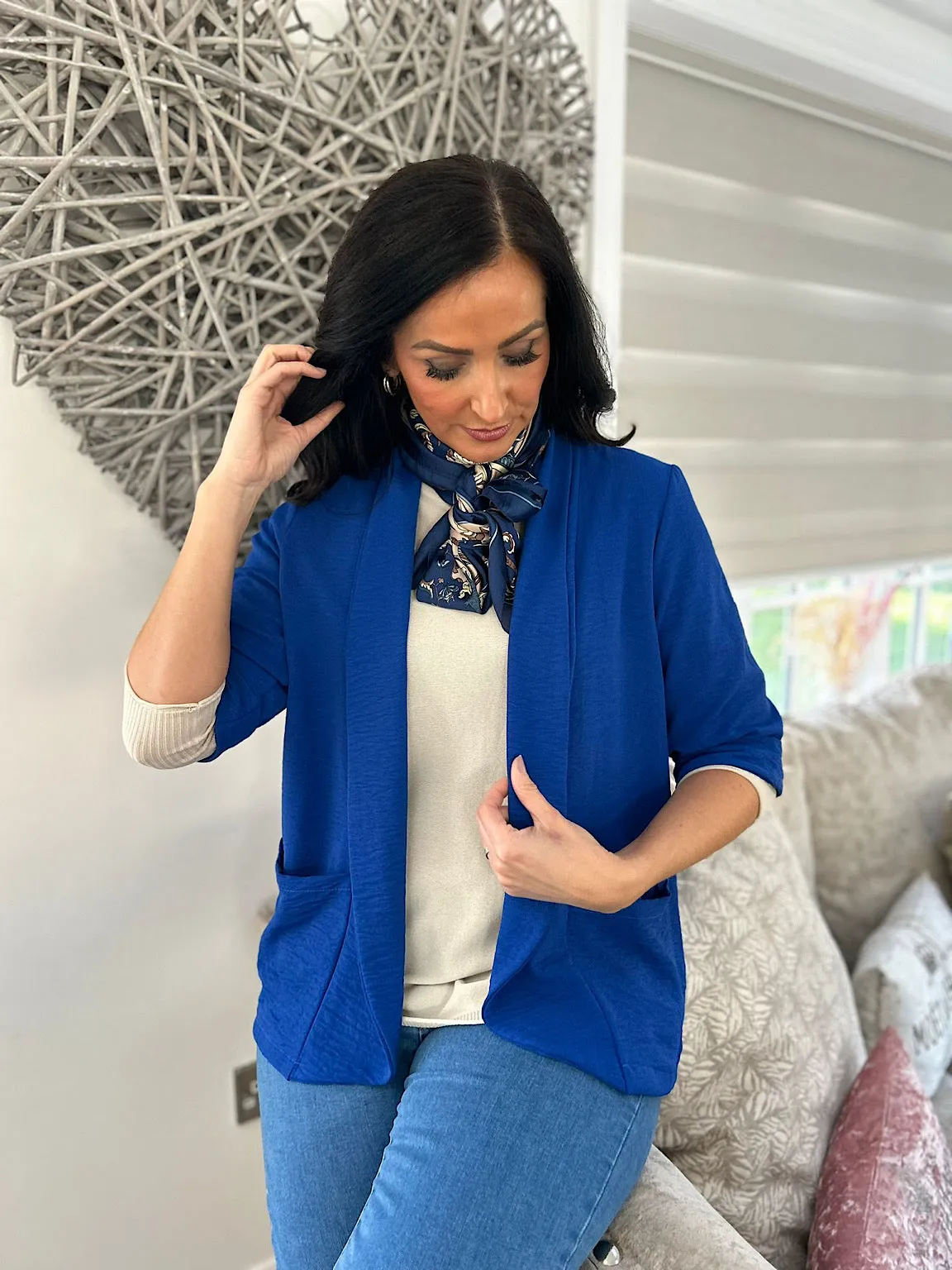 Royal Blue Lightweight Jacket Daphne