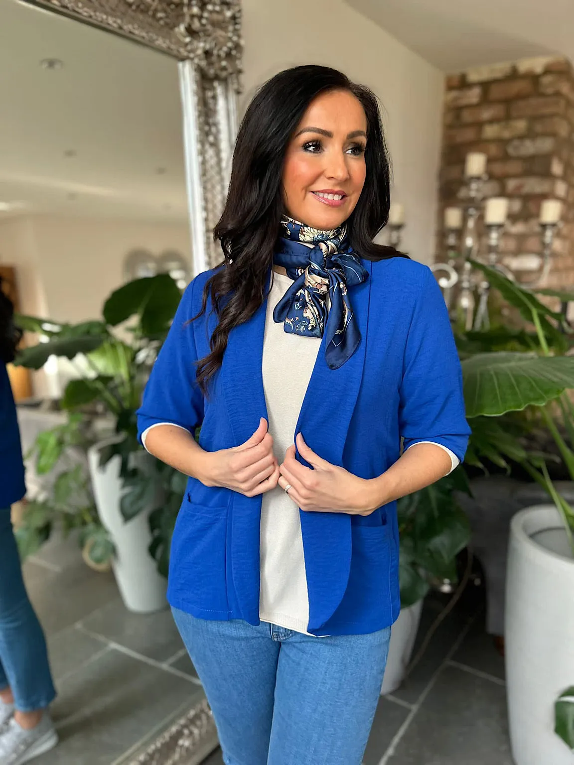 Royal Blue Lightweight Jacket Daphne