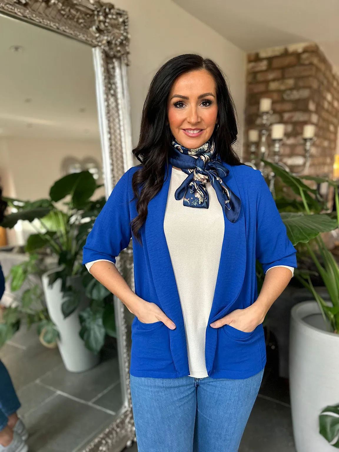 Royal Blue Lightweight Jacket Daphne