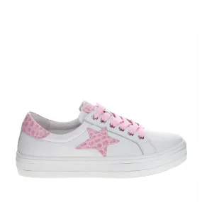 Savis - White/Pink Croc