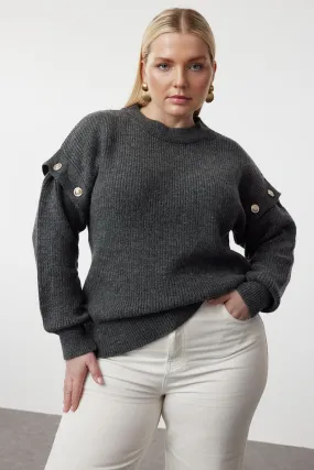 Sleeves Removable Functional Knitwear Sweater