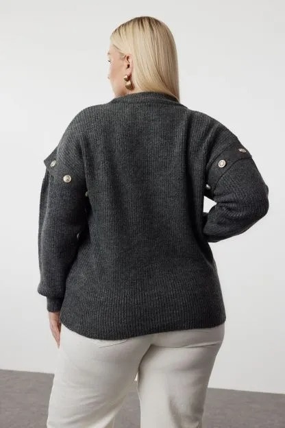 Sleeves Removable Functional Knitwear Sweater