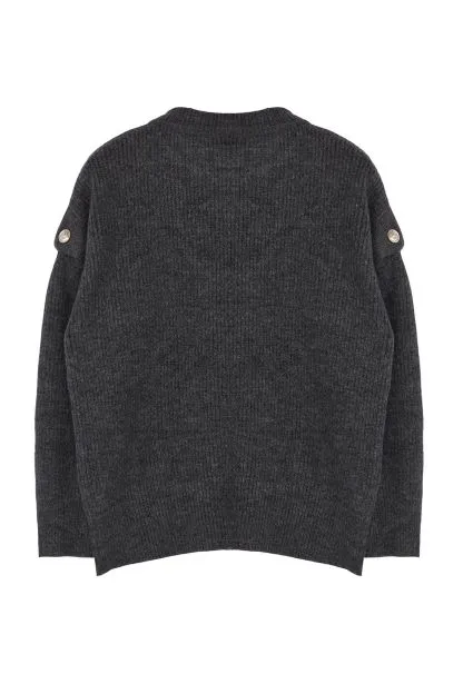 Sleeves Removable Functional Knitwear Sweater