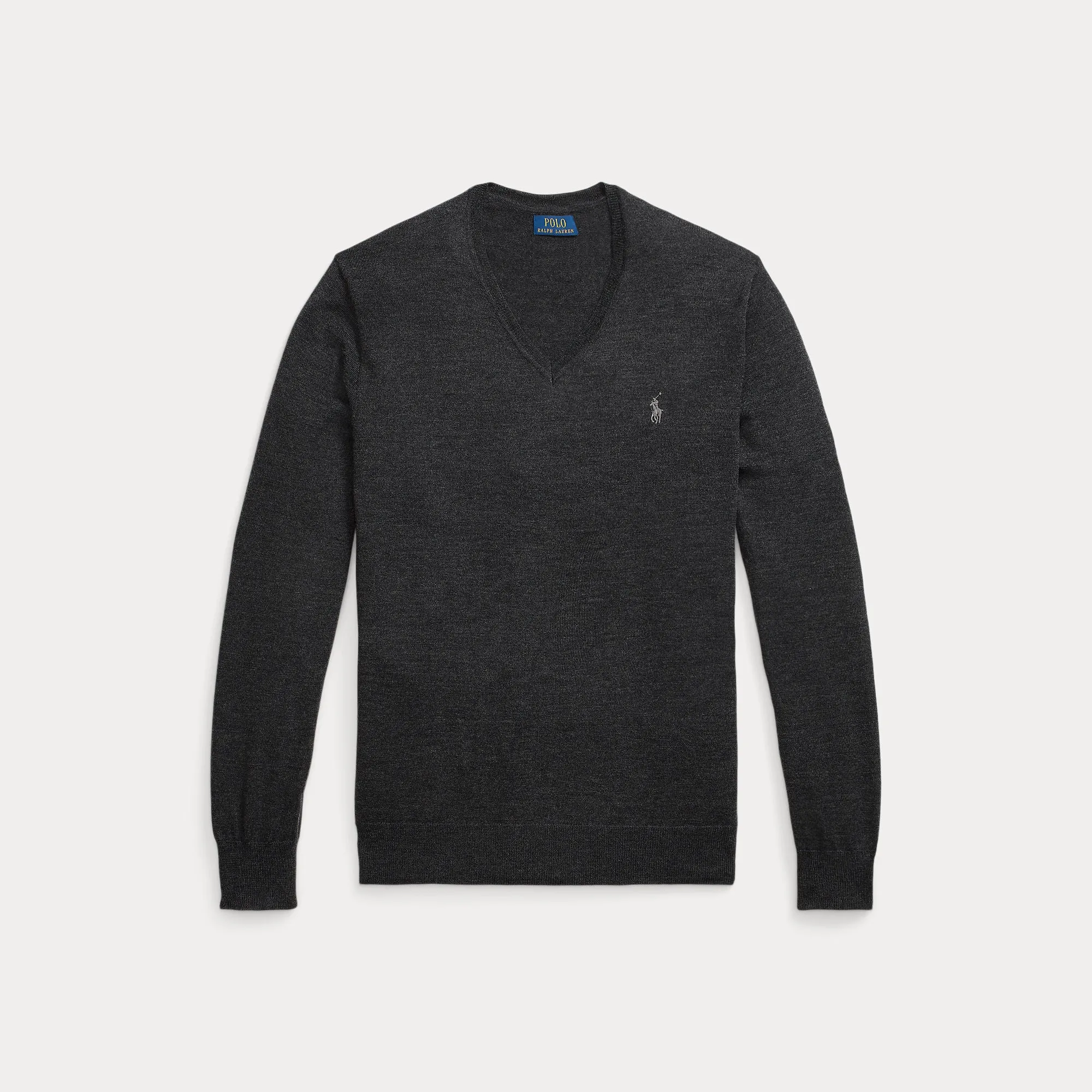 SLIM FIT WASHABLE WOOL V-NECK SWEATER