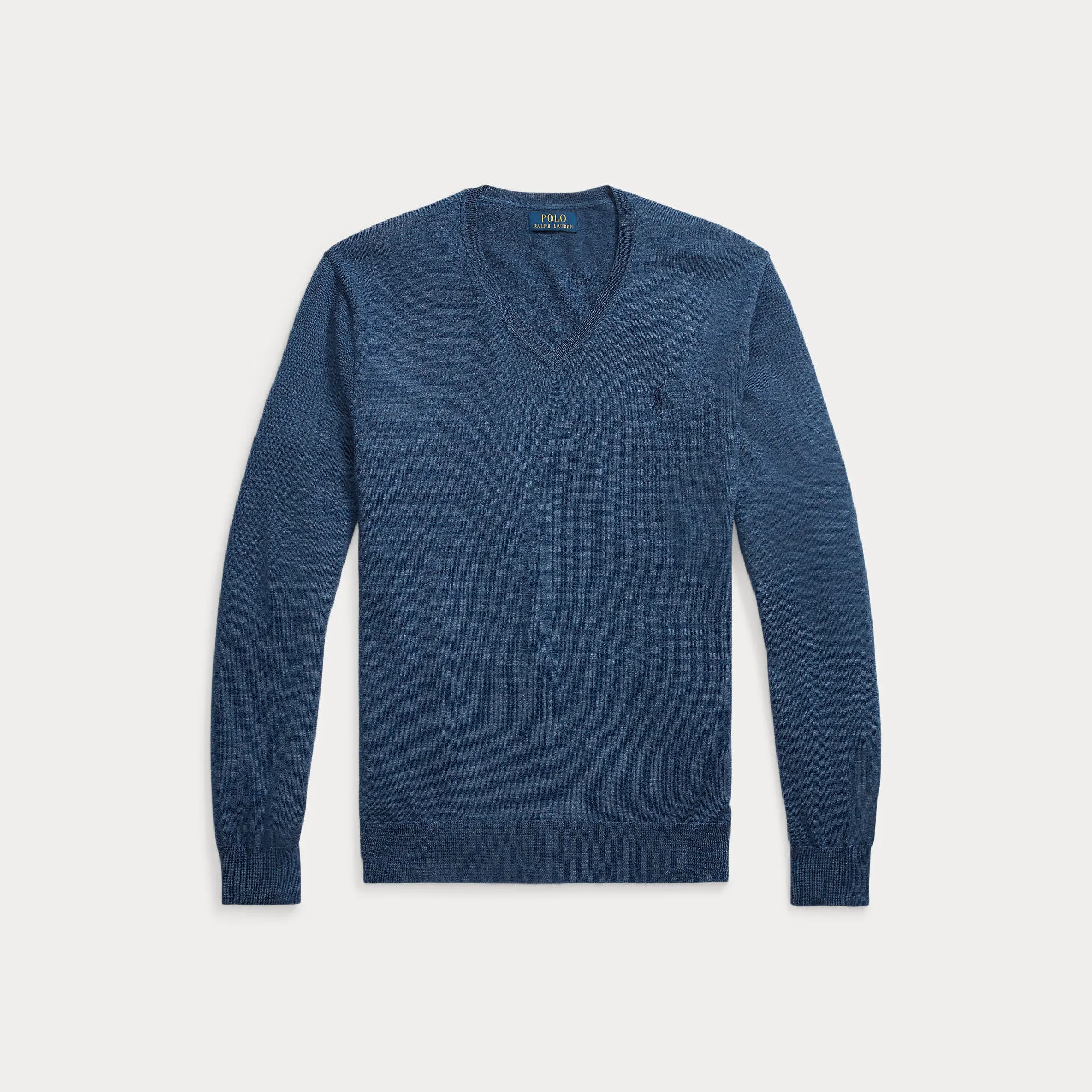 SLIM FIT WASHABLE WOOL V-NECK SWEATER