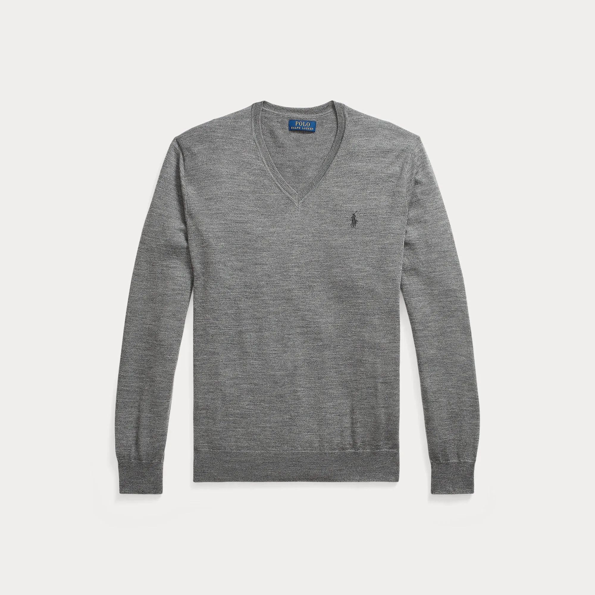 SLIM FIT WASHABLE WOOL V-NECK SWEATER