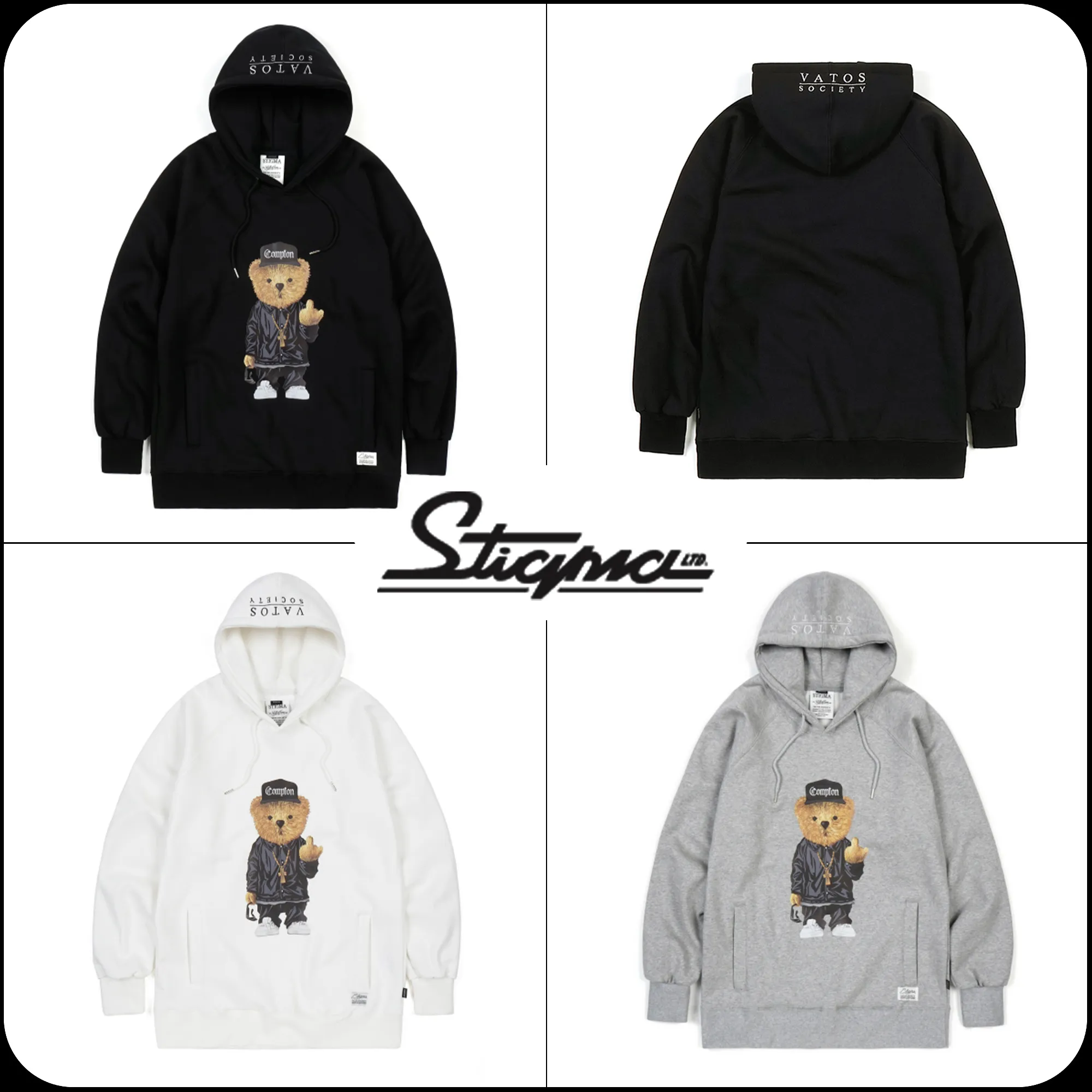 STIGMA  |[ STIGMA ]★COMPTON BEAR HOODIE