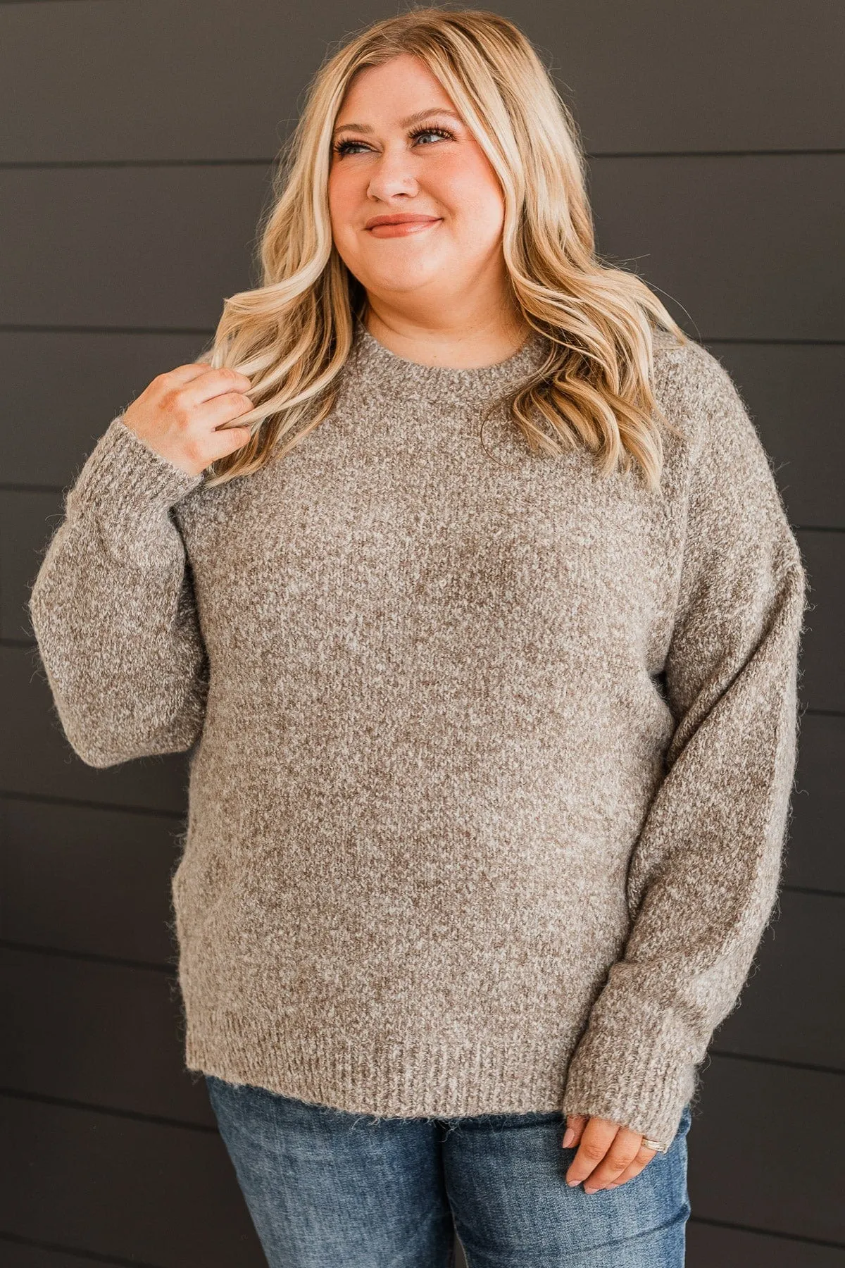 Still The One Knit Sweater- Mocha