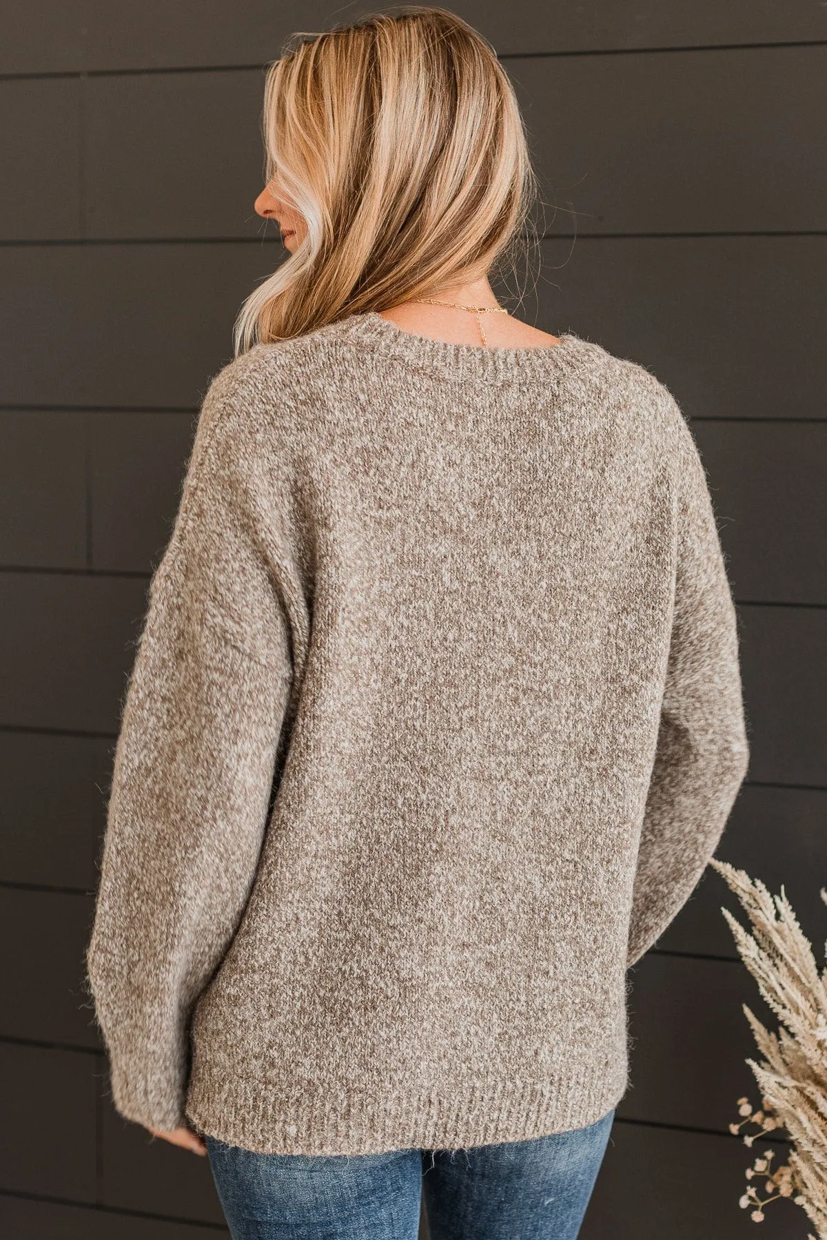 Still The One Knit Sweater- Mocha