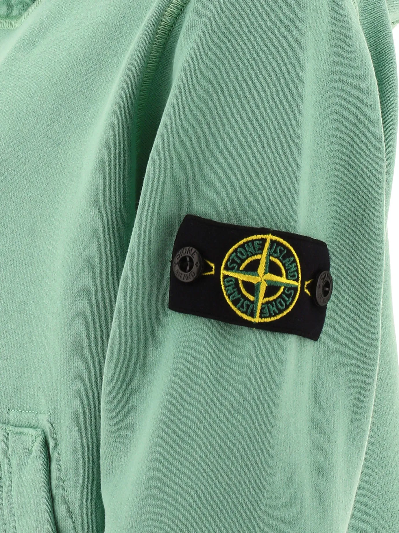 Stone Island Junior Logo Patch Hoodie