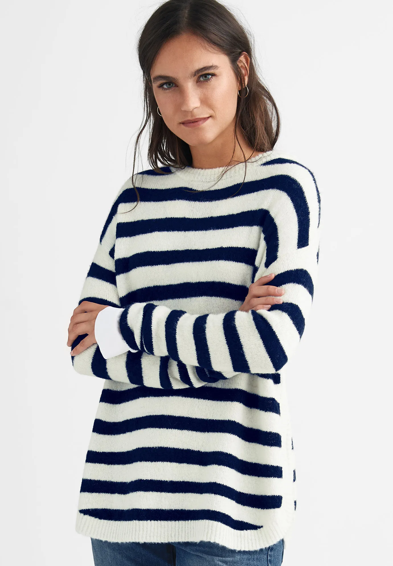 Striped Tunic Sweater