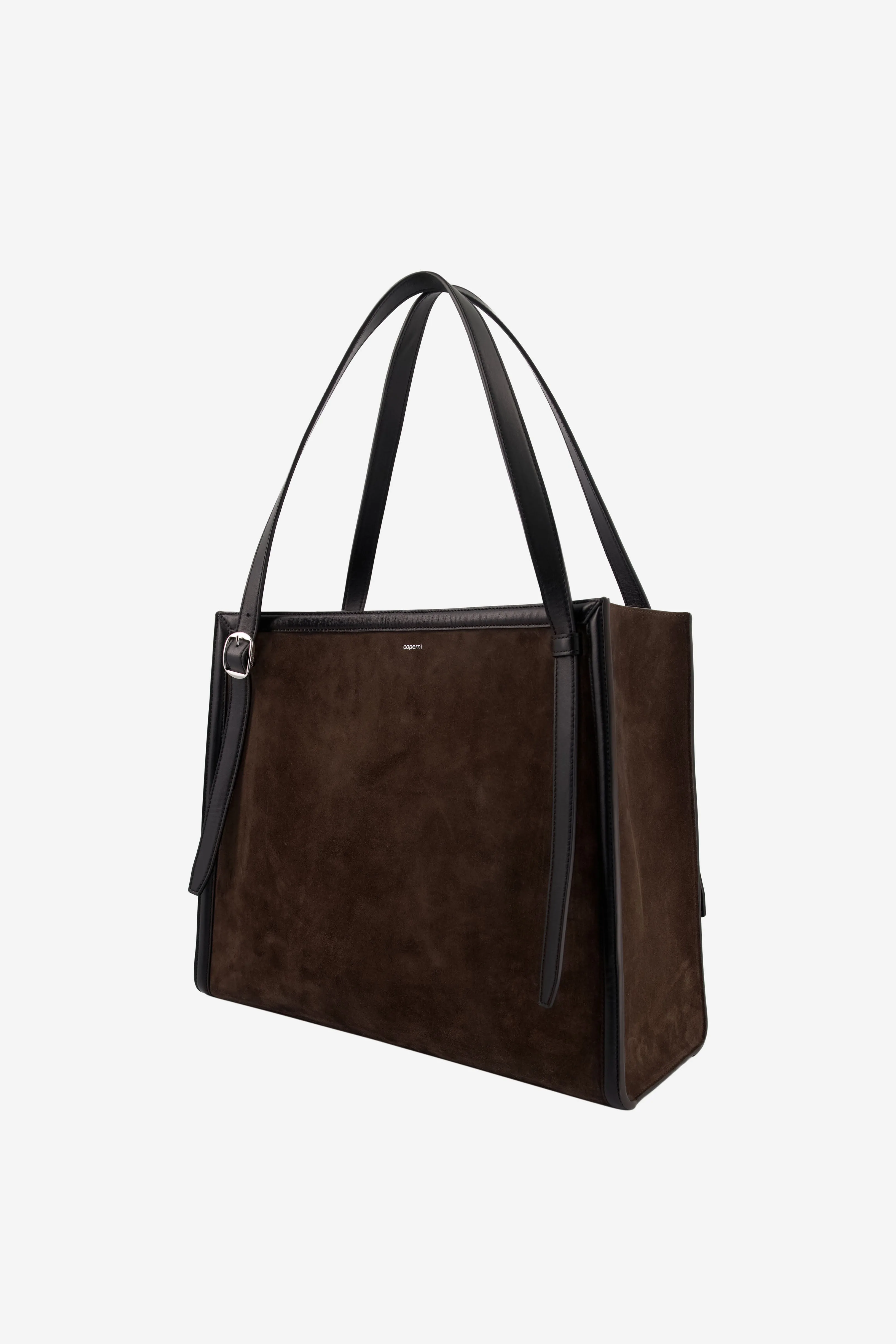 Suede Belt Tote Bag