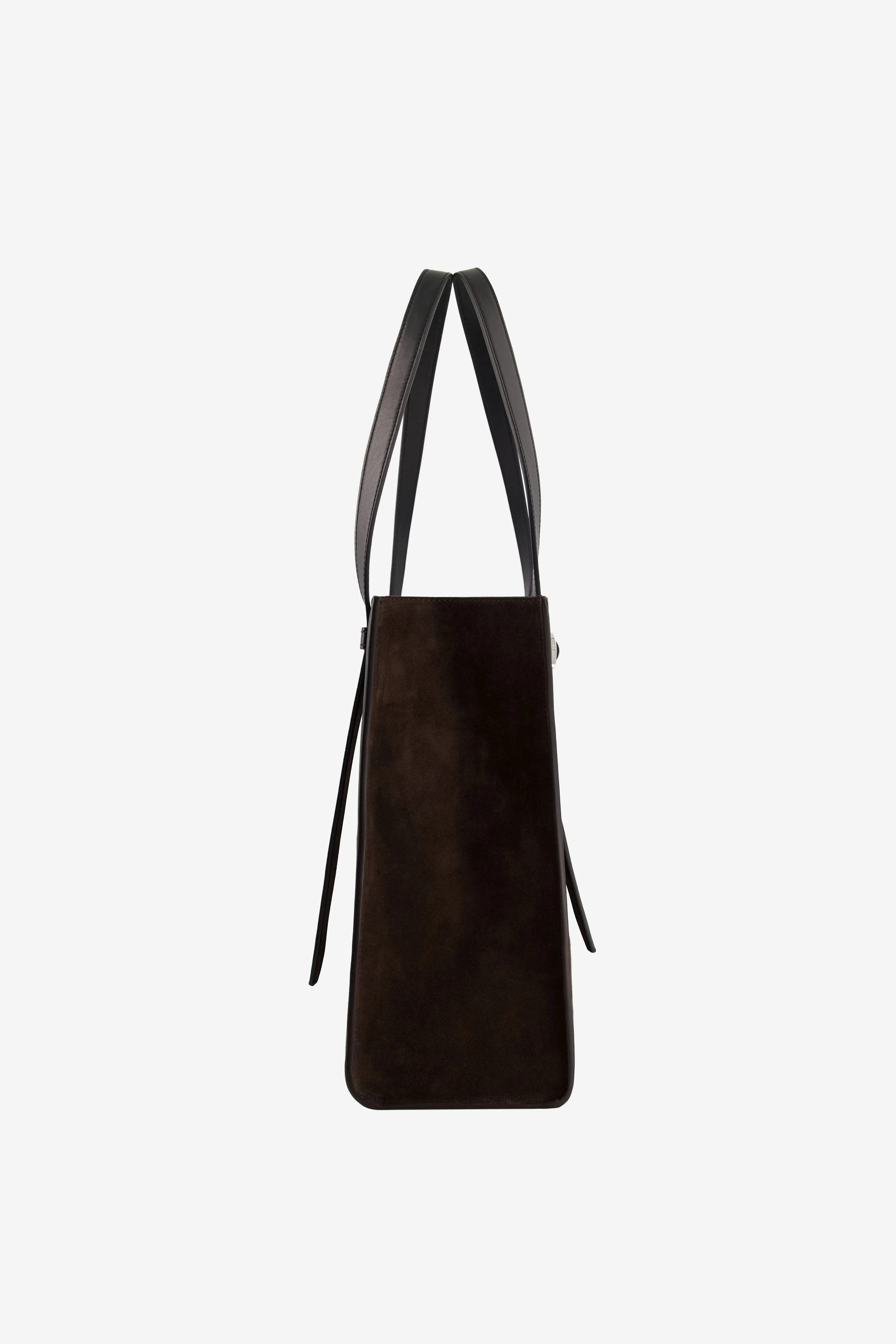 Suede Belt Tote Bag