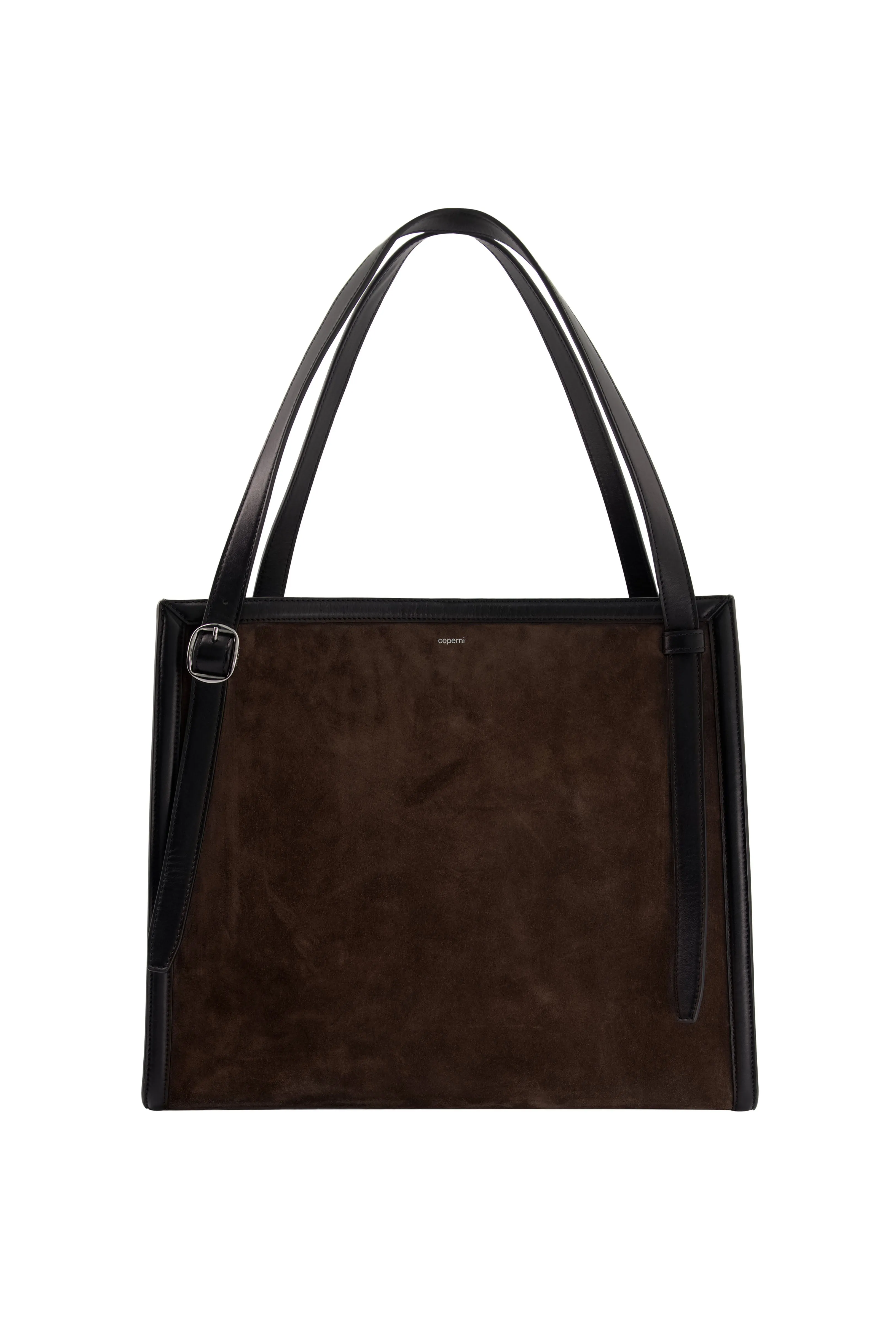 Suede Belt Tote Bag