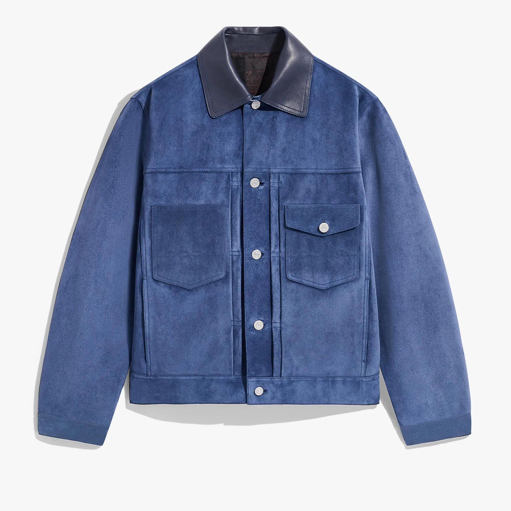 Suede Denim Jacket