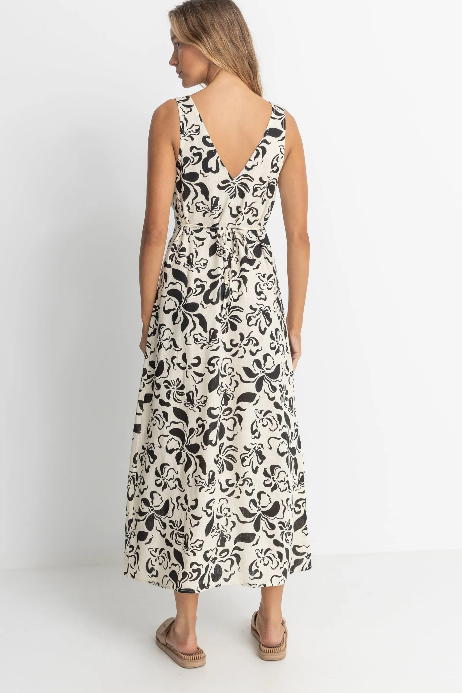 Sundance Floral Maxi Dress Natural