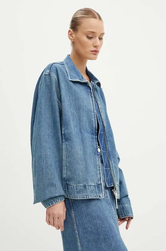 Sunnei denim jacket blue color RTWXOUW004