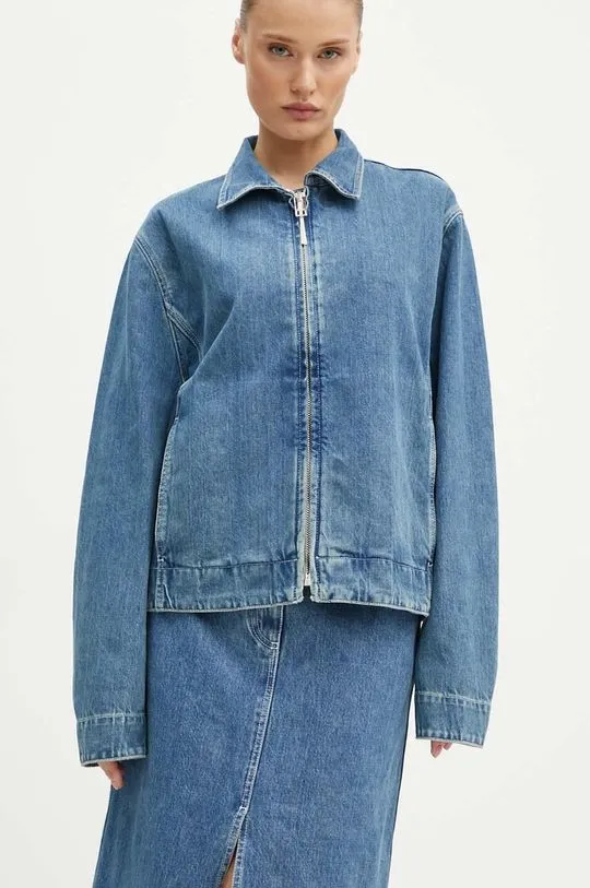 Sunnei denim jacket blue color RTWXOUW004