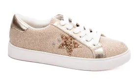 Supernova Sneaker in Gold Shimmer