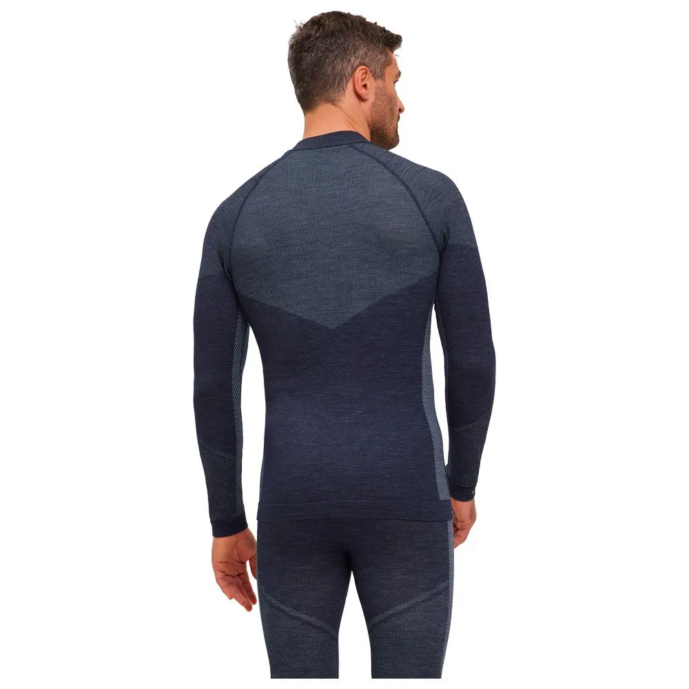 Technical underwear Falke ---Wool Tech Longsleeved Shirt Trend Space Blue