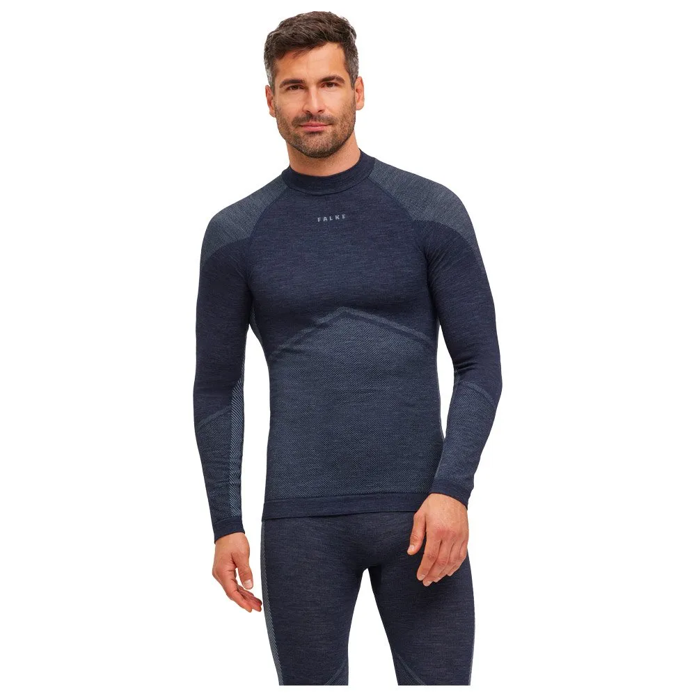 Technical underwear Falke ---Wool Tech Longsleeved Shirt Trend Space Blue