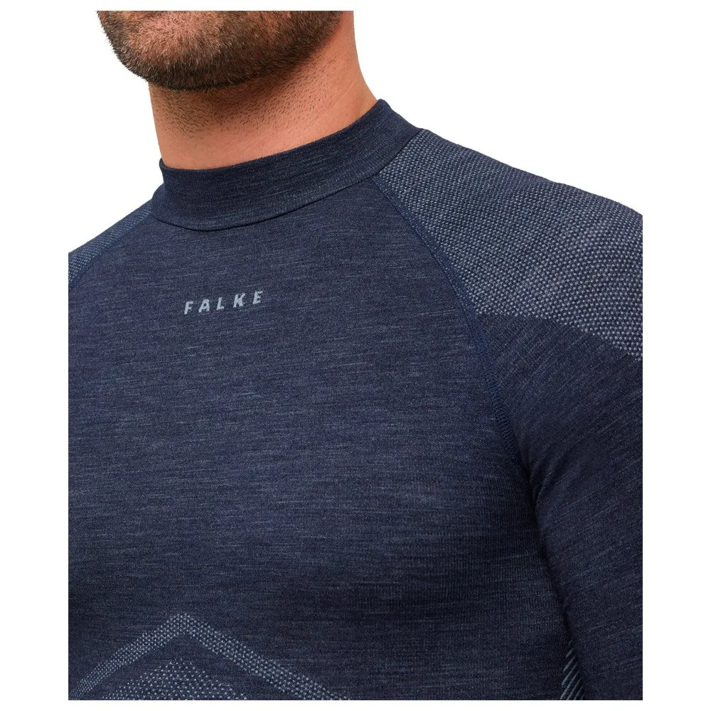 Technical underwear Falke ---Wool Tech Longsleeved Shirt Trend Space Blue