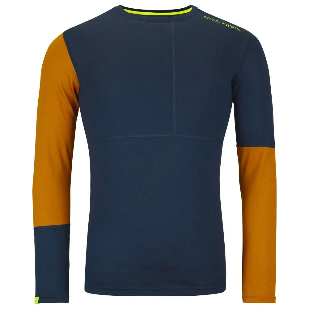 Technical underwear Ortovox ---185 Rock'n'wool Long Sleeve M Deep Ocean