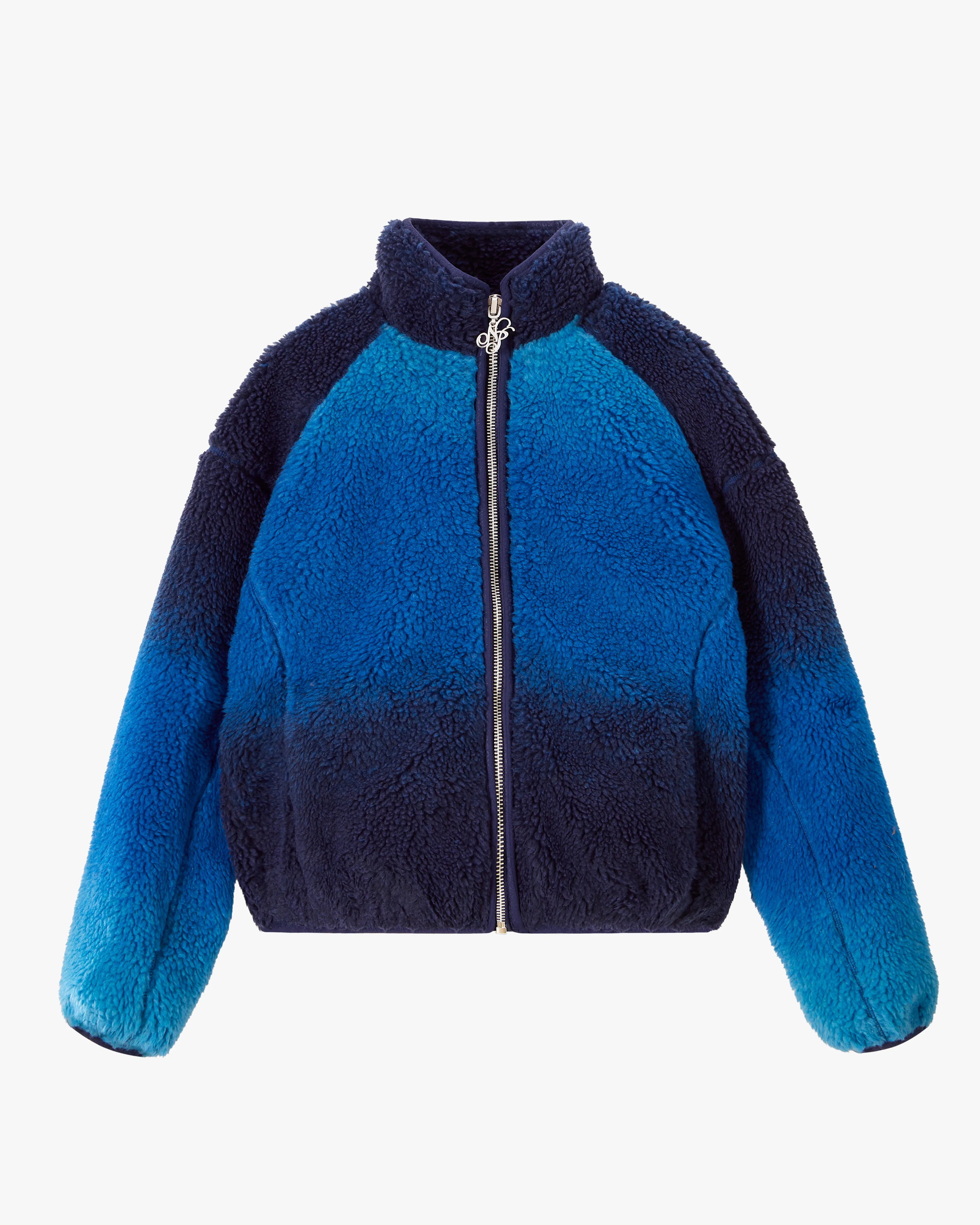 TEDDY DEGRADE JACKET SOLID BLUE