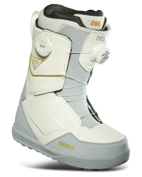 Thirtytwo Lashed Double BOA Women's Snowboard Boots - White/Grey - 2024 | Shop Snowboard Boots at Trojan Wake Ski Snow &