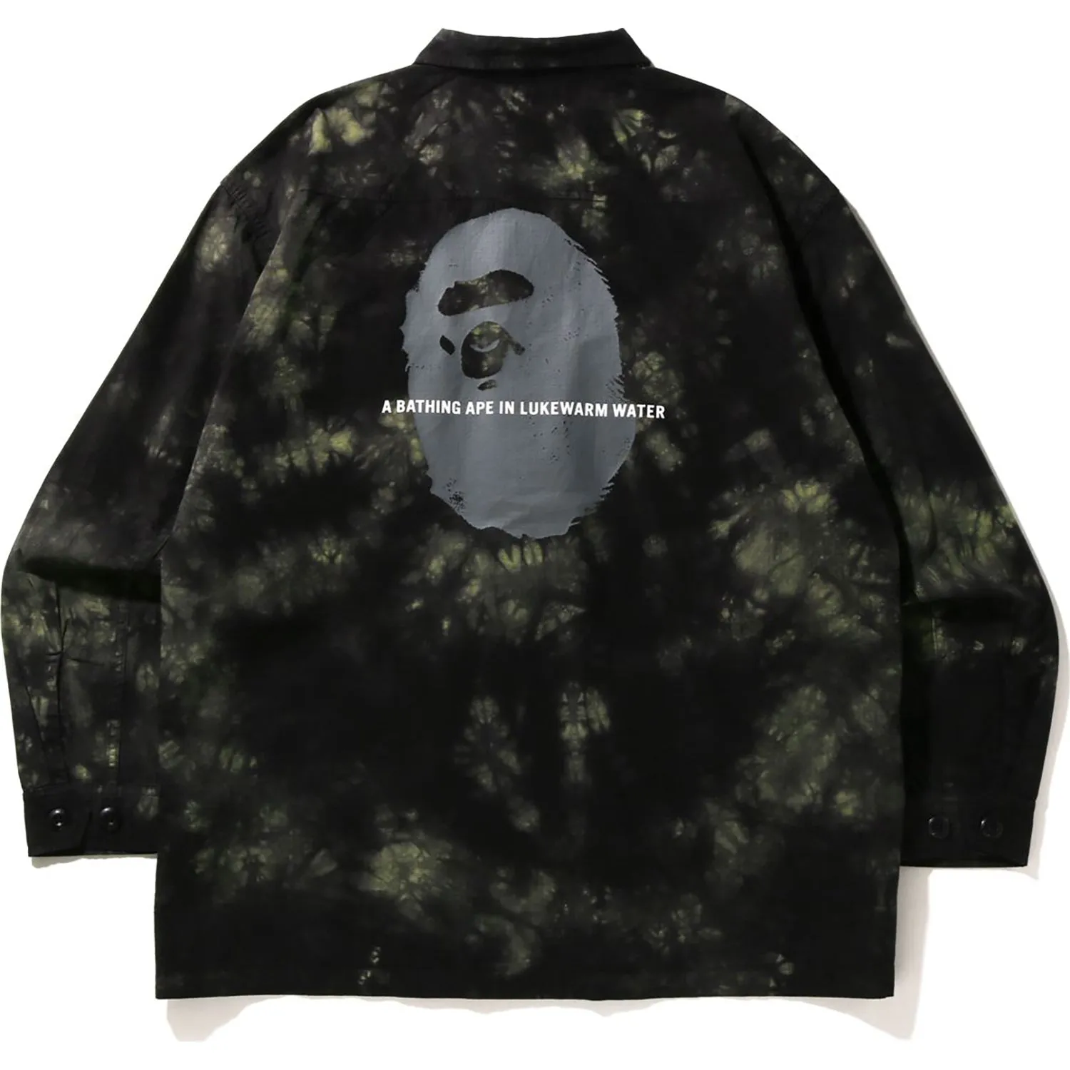 TIE DYE ARMY JUNGLE FATIGUE SHIRT JACKET MENS