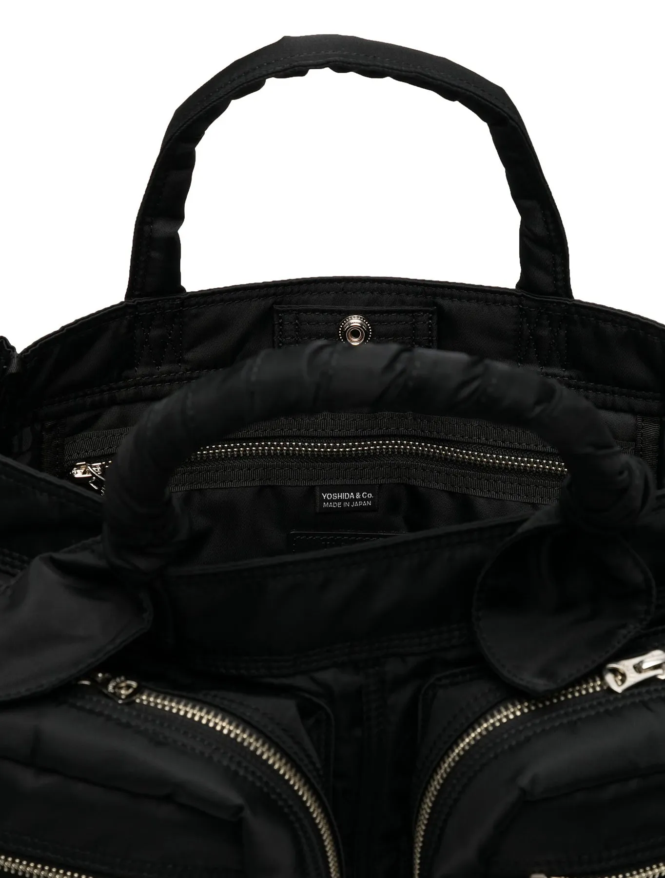 Toga X Porter Black Double Pocket Tote Bag