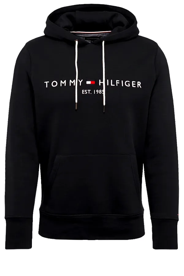 Tommy Hilfiger Essential Logo Hoodie Black