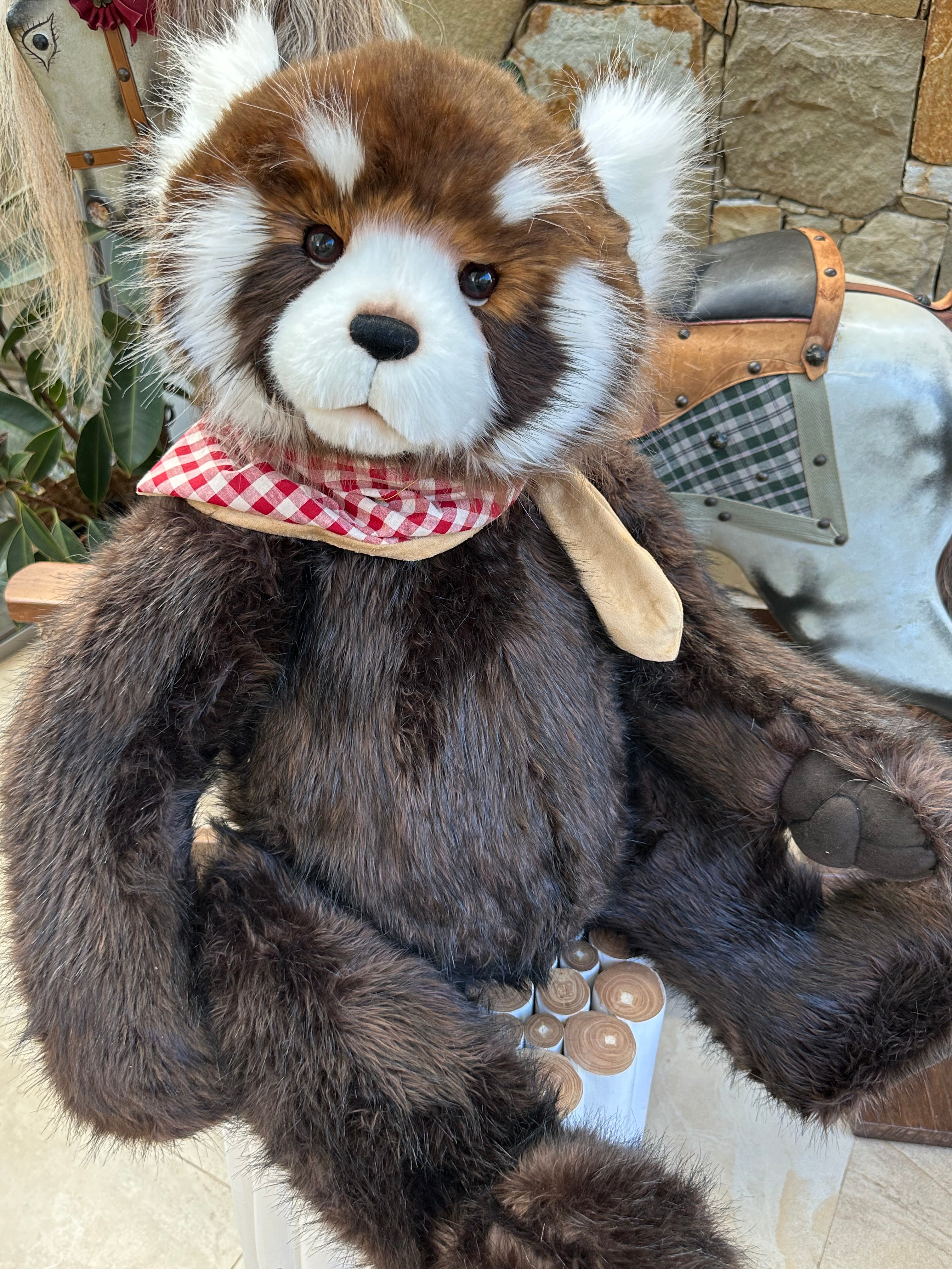 Tomoko Extra Large 86cm Limited Edition Red Panda Teddy Bear No 651