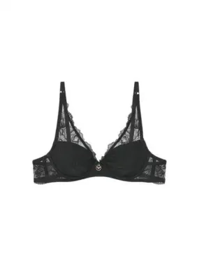 UNDERWEAR Overseas Station Season Big Chance 8 18 Women s Flower Lace Padded Bra Black 270177