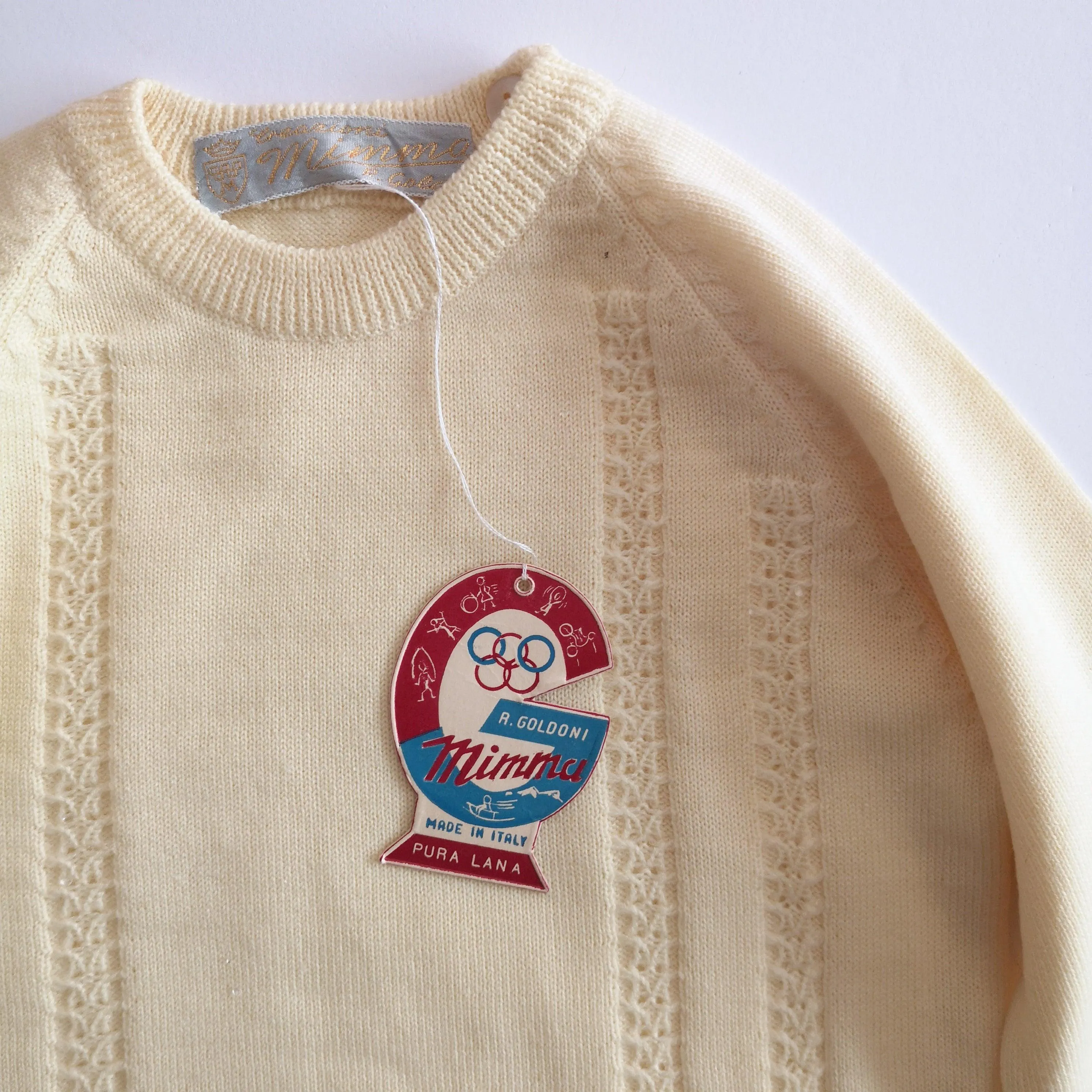 [Unworn] VINTAGE baby sweater (dead stock)