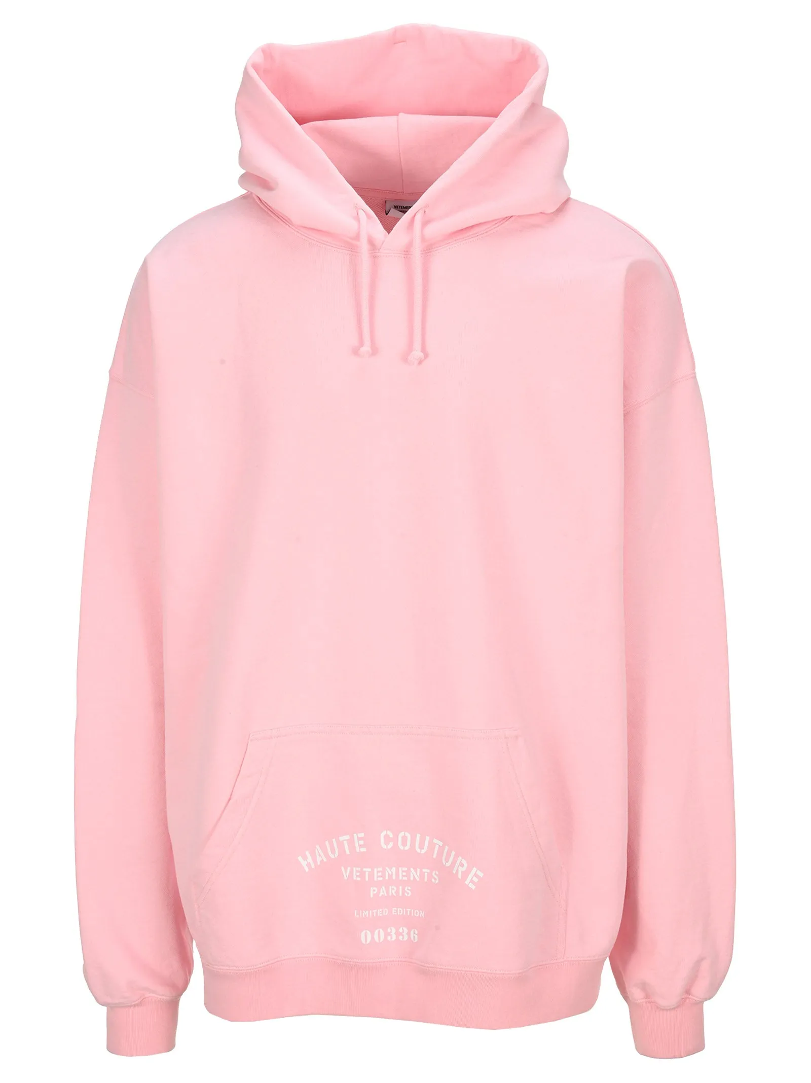 Vetements Haute Couture Printed Drawstring Hoodie