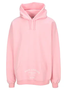 Vetements Haute Couture Printed Drawstring Hoodie