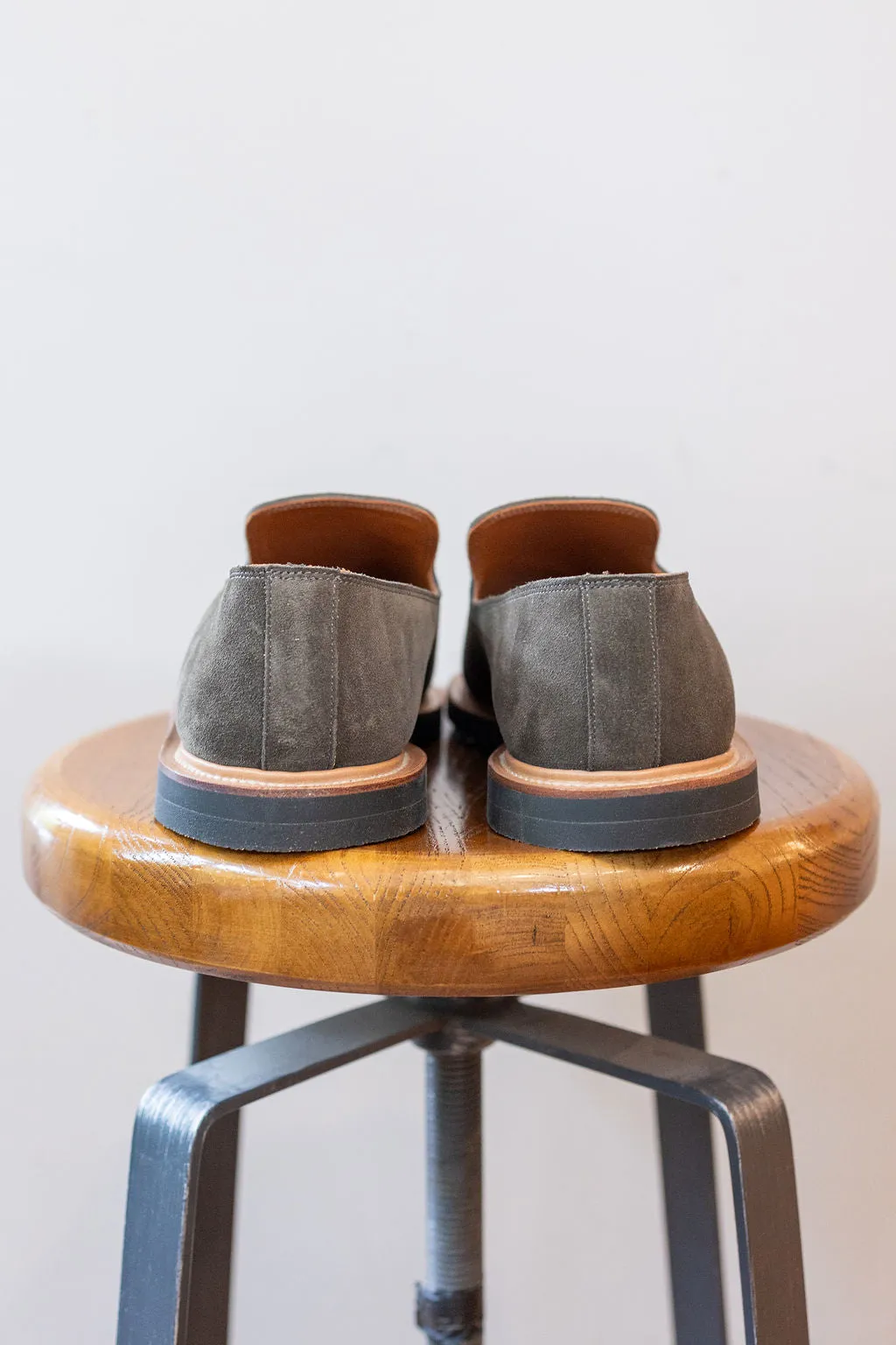 Viberg Slipper - Earth Janus Calf Suede