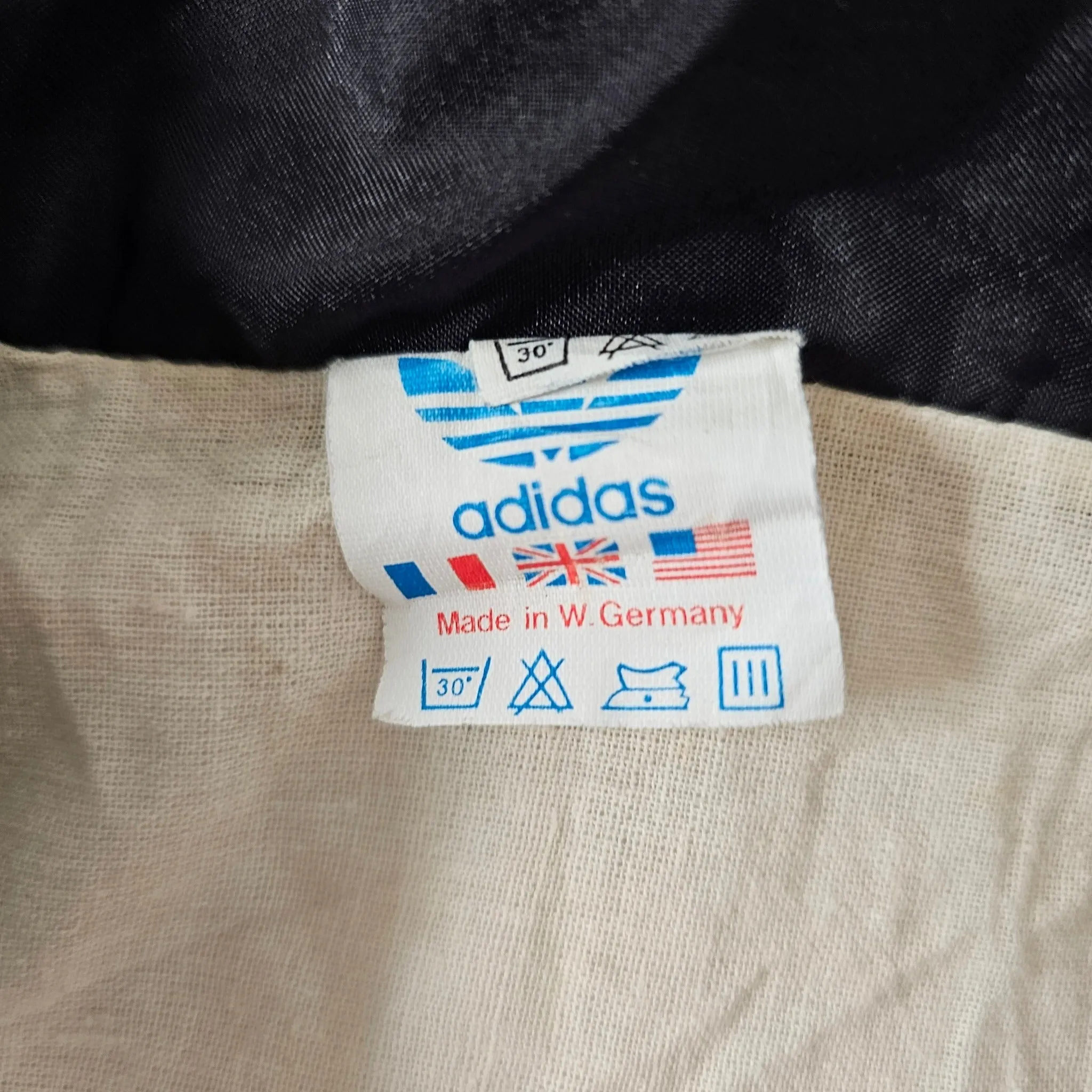 Vintage Germany Adidas jacket made in West Germany