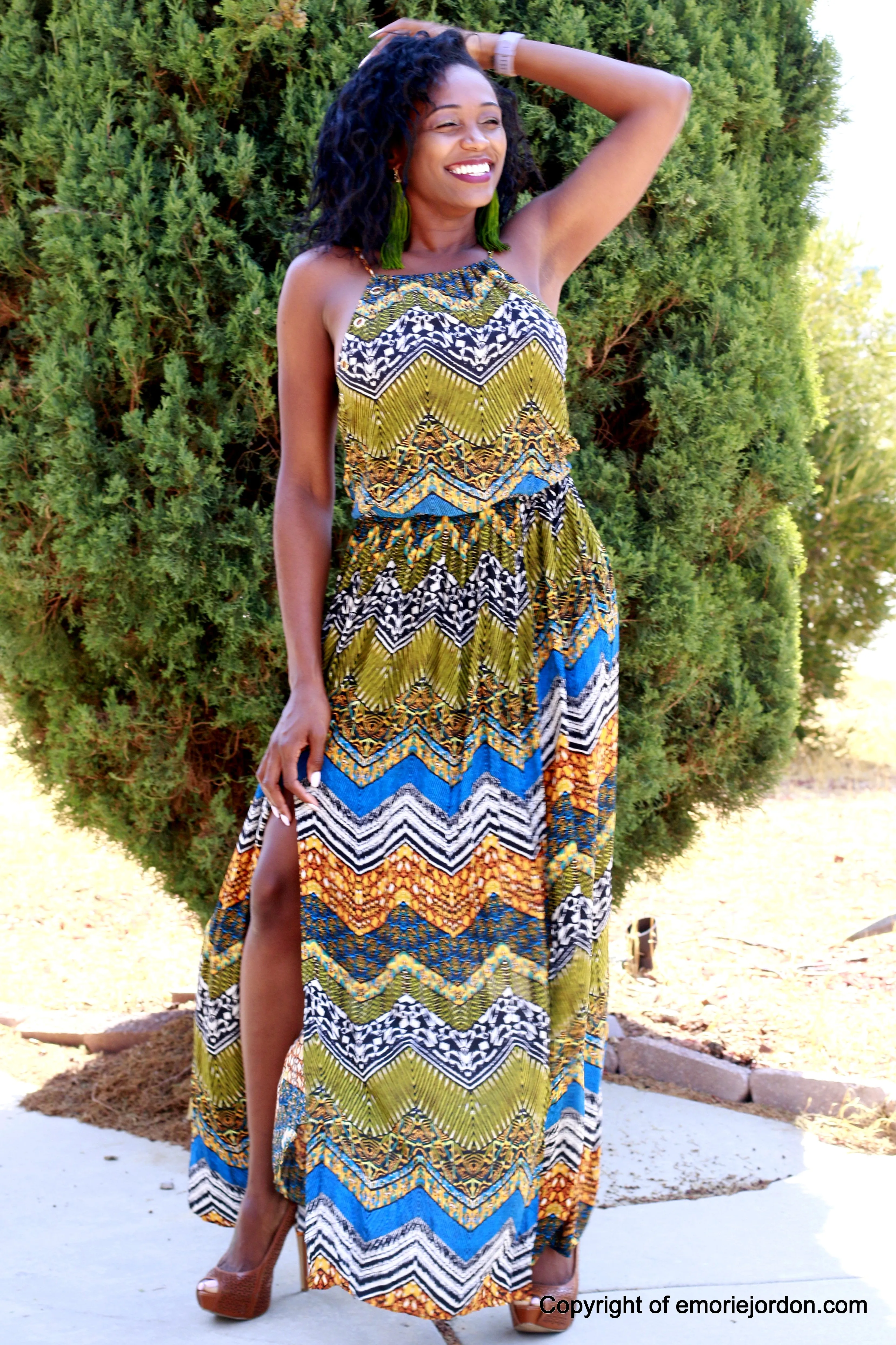 Wild Woman Split Maxi Dress