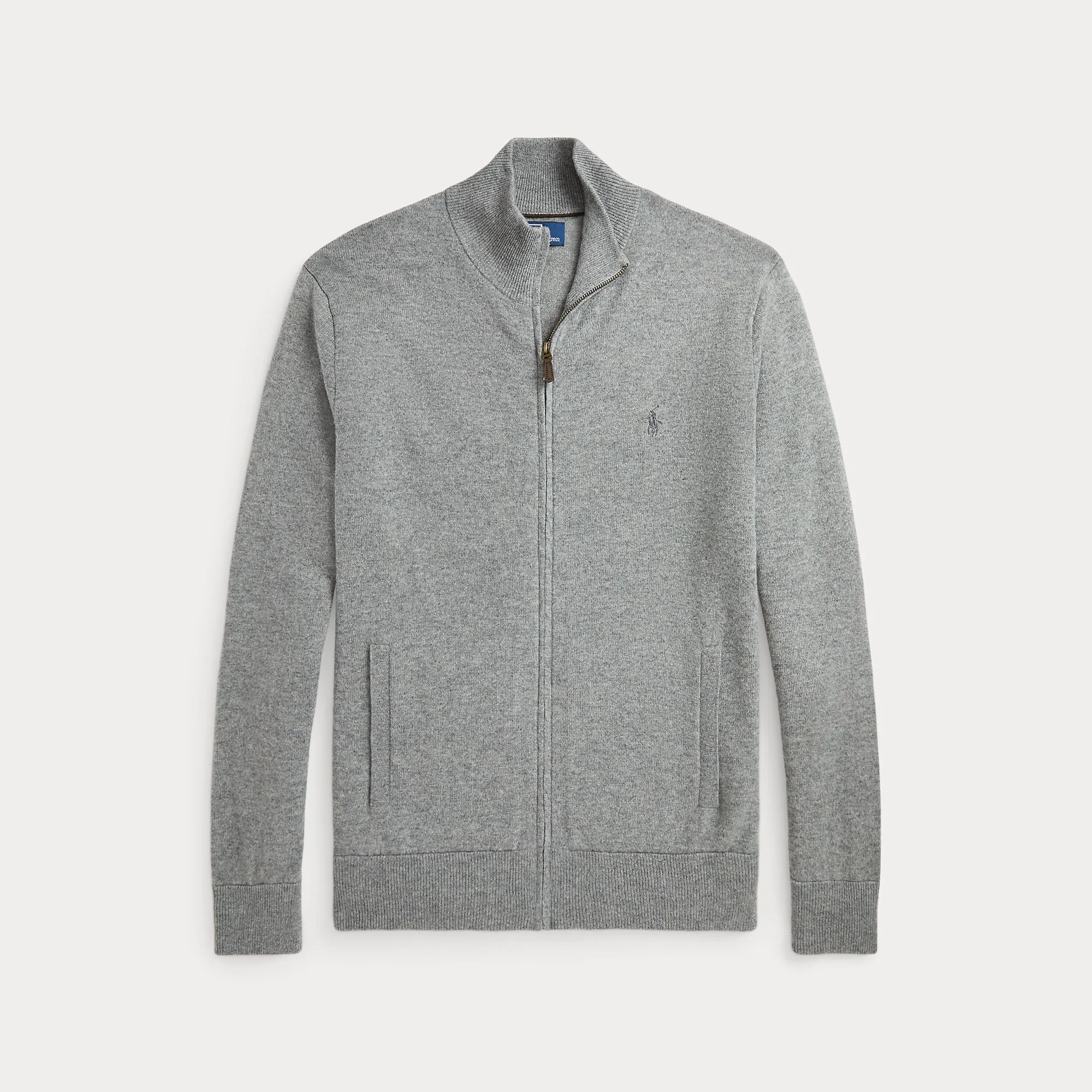 WOOL FULL-ZIP SWEATER