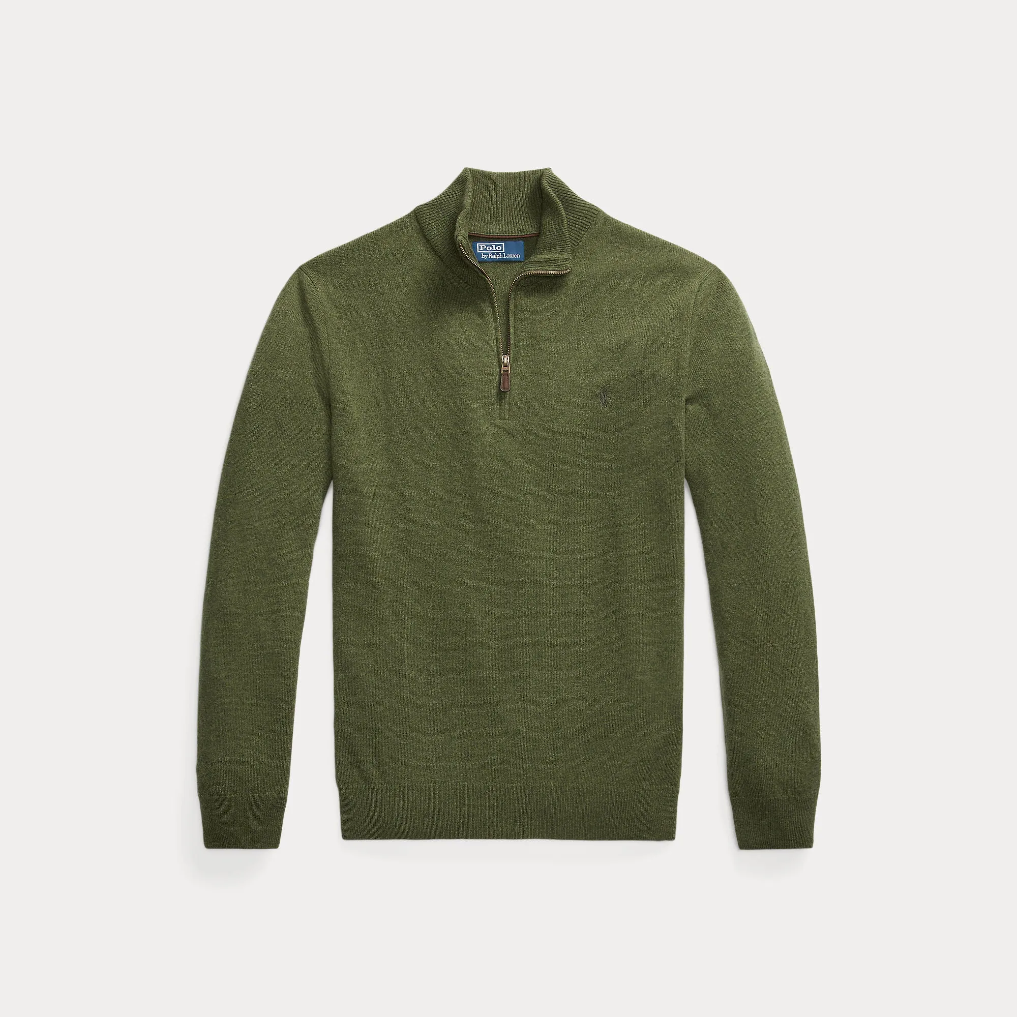 WOOL QUARTER-ZIP SWEATER