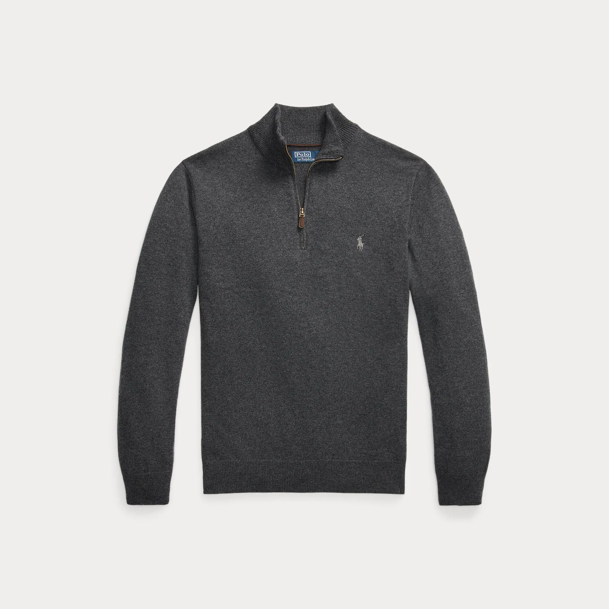 WOOL QUARTER-ZIP SWEATER