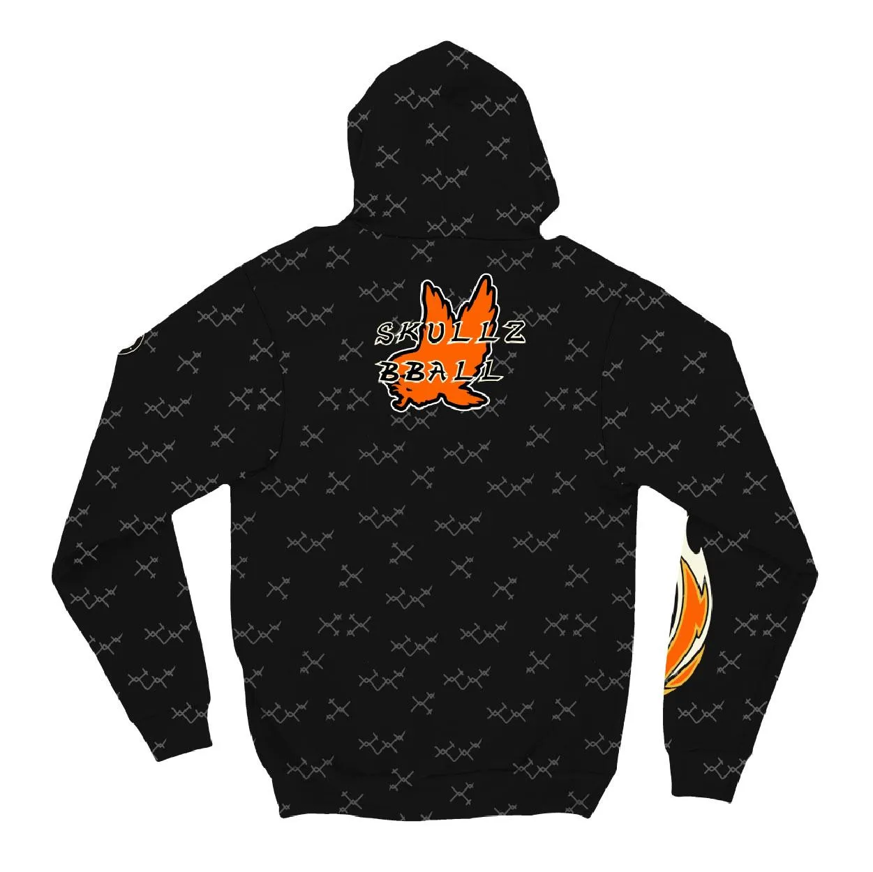 Youth & Adult Skeleton Hoops Basketball Hoodie