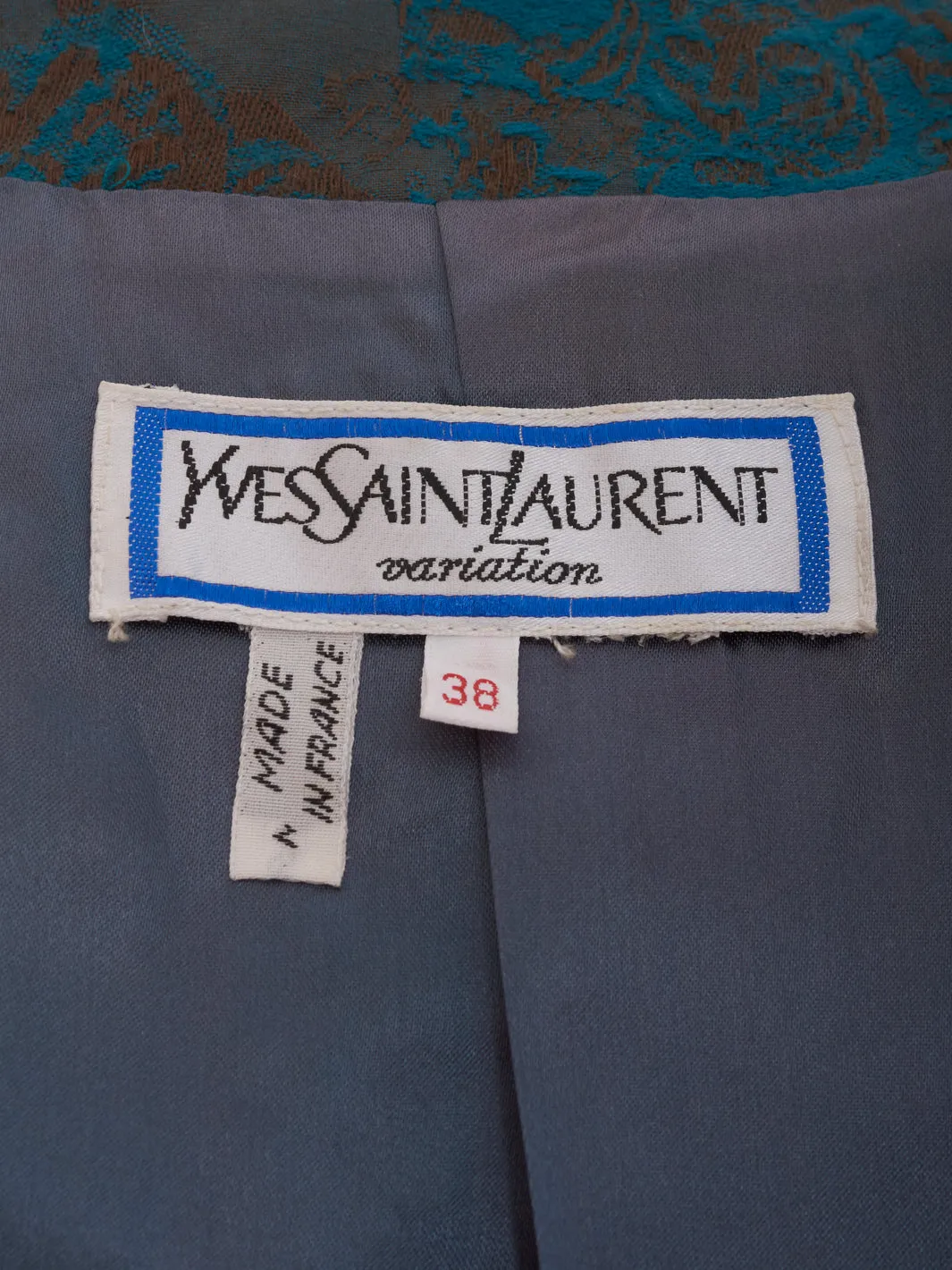 Yves Saint Laurent damask Jacket