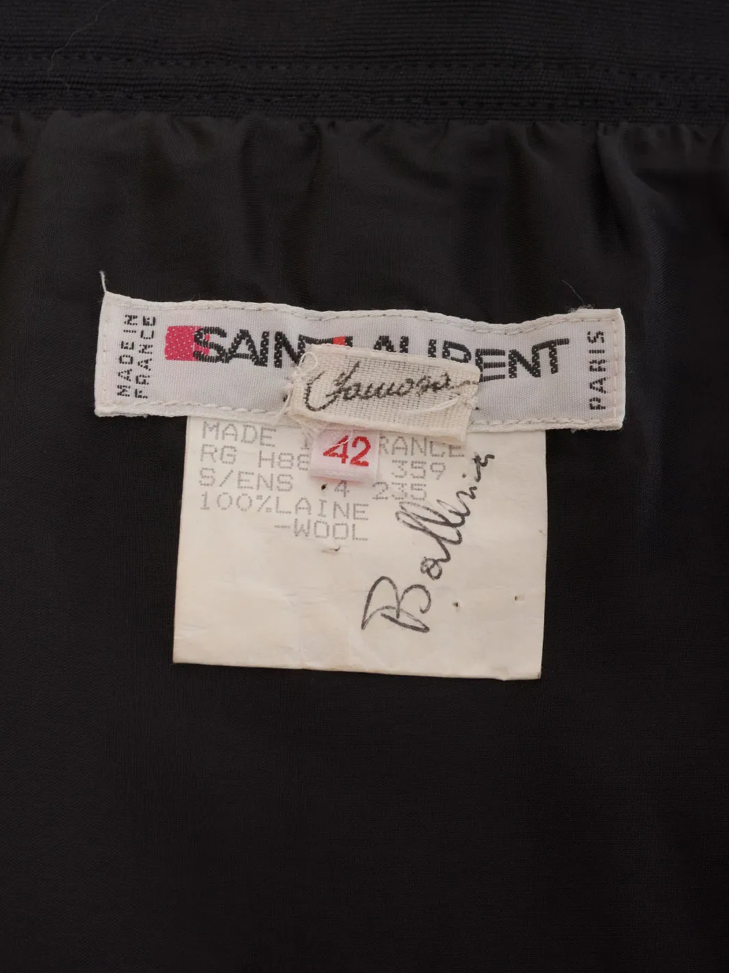 Yves Saint Laurent wool Tailleur